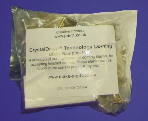 Doming Consumables Sample Bag Doming Consumables Sample Bag